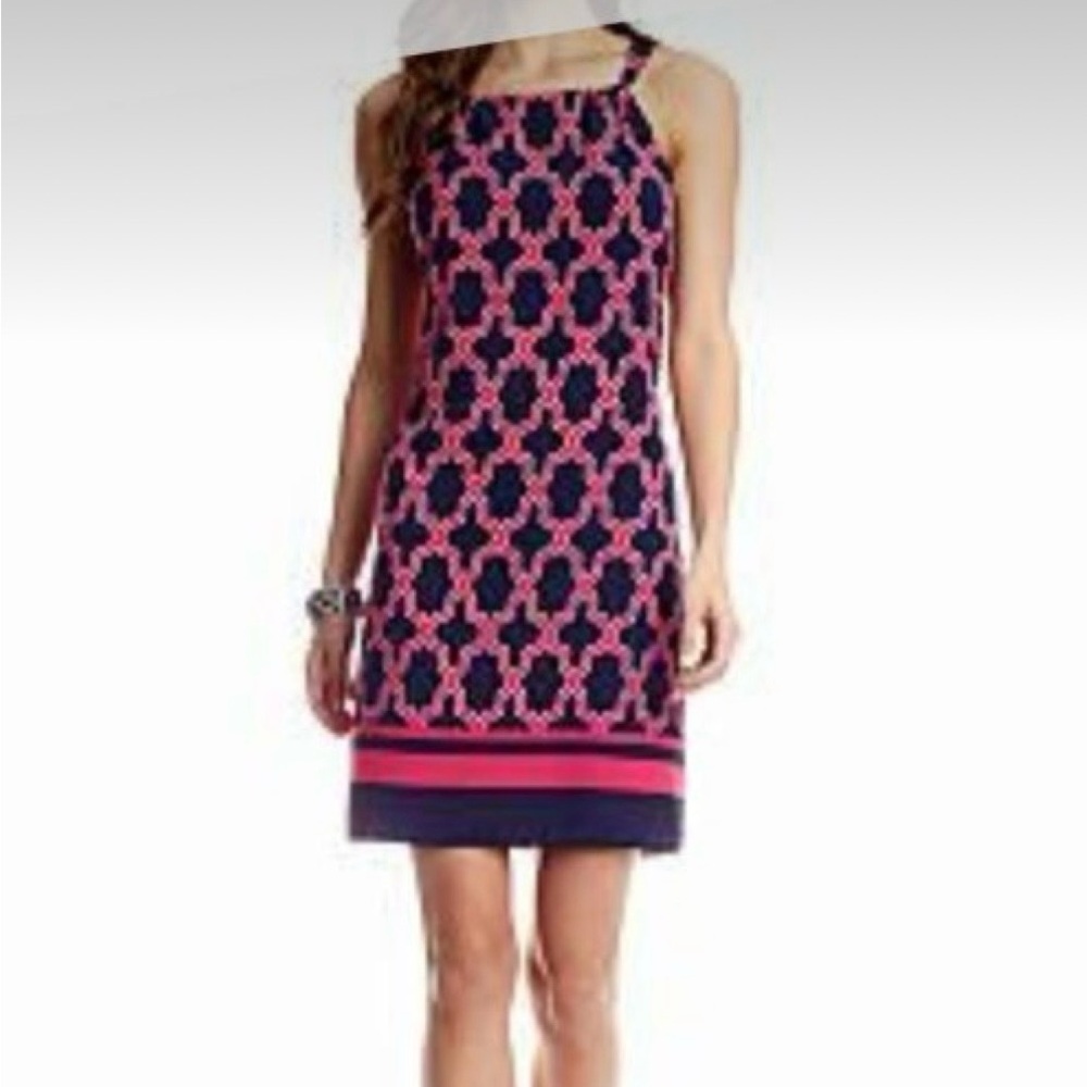 Crown & Ivy tie neck dress